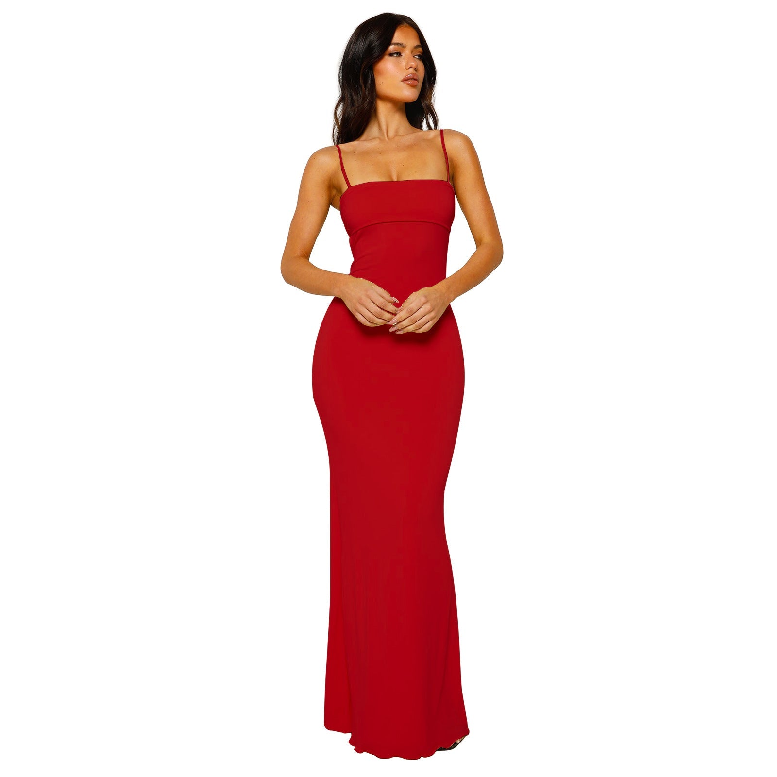 Bodycon Maxi Dress Women Backless Elegant Long Evening Wear 10