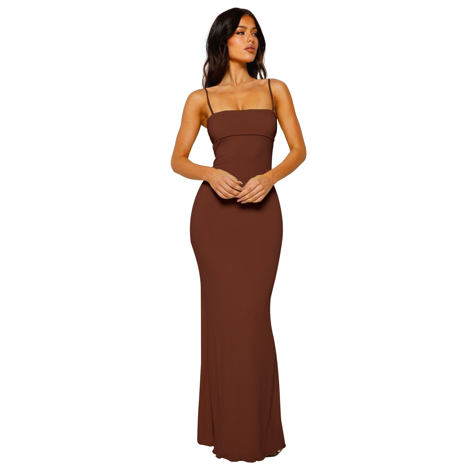 Bodycon Maxi Dress Women Backless Elegant Long Evening Wear 6