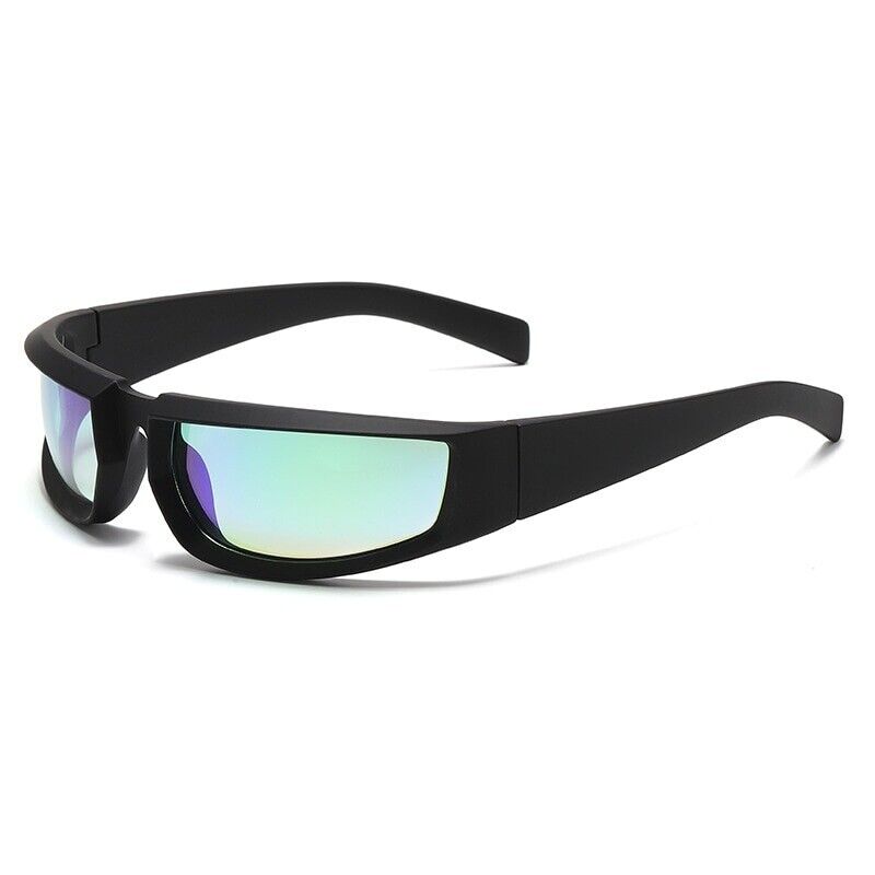 Bold Punk Oversized Sunglasses - Dark Lens UV Protection Unisex Fashion Eyewear 0