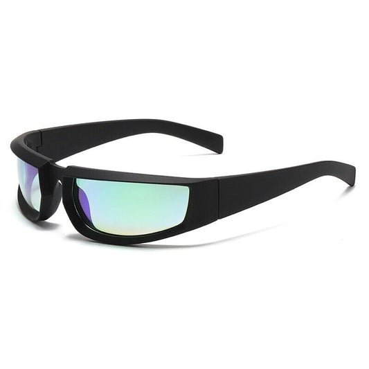 Bold Punk Oversized Sunglasses - Dark Lens UV Protection Unisex Fashion Eyewear 0