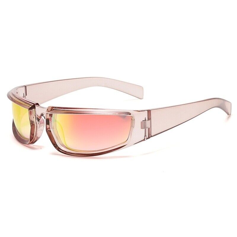 Bold Punk Oversized Sunglasses - Dark Lens UV Protection Unisex Fashion Eyewear 3