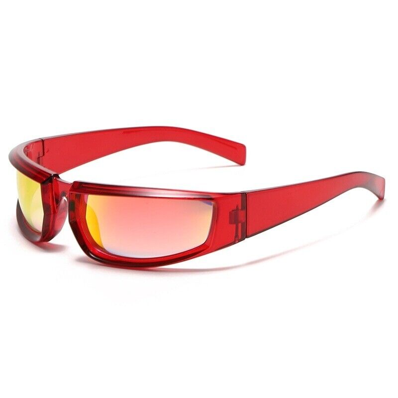 Bold Punk Oversized Sunglasses - Dark Lens UV Protection Unisex Fashion Eyewear 8