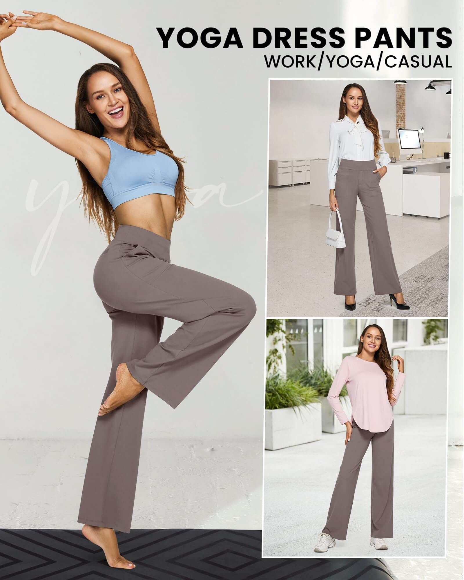 Madison | Vielseitige High-Waist-Hose mit weitem Bein
