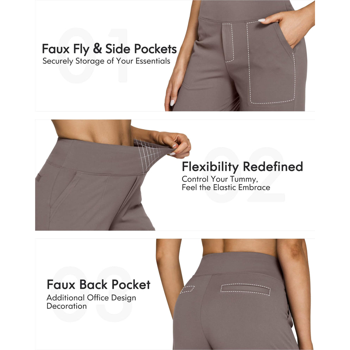 Madison | Vielseitige High-Waist-Hose mit weitem Bein