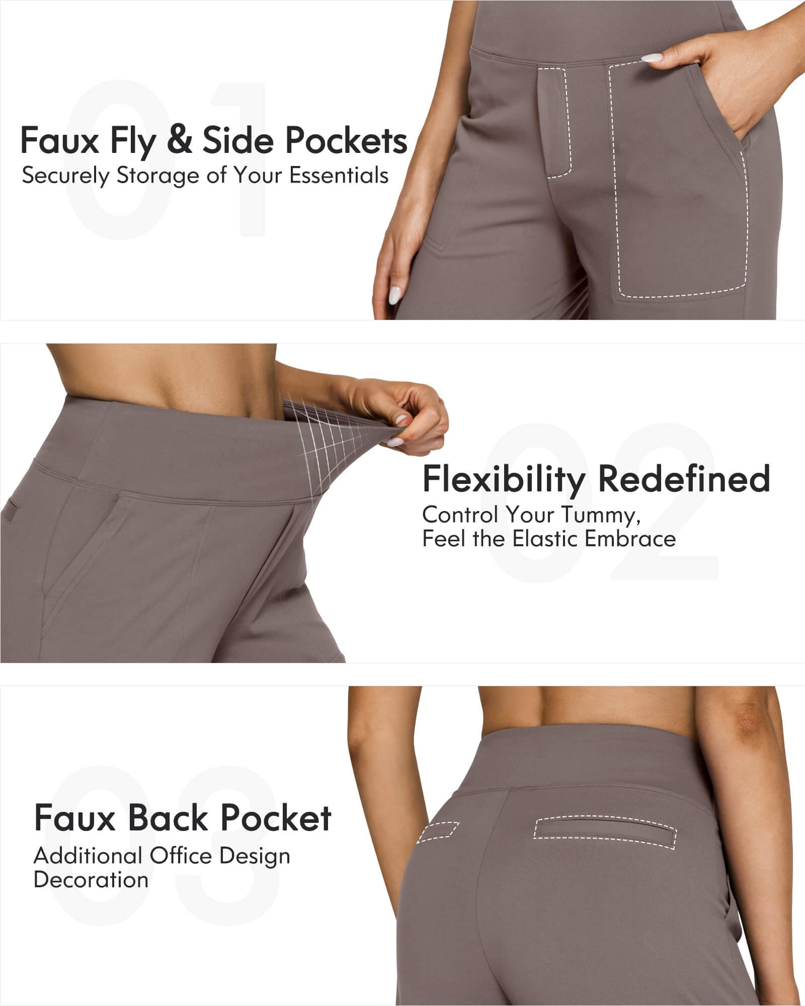 Madison | Vielseitige High-Waist-Hose mit weitem Bein