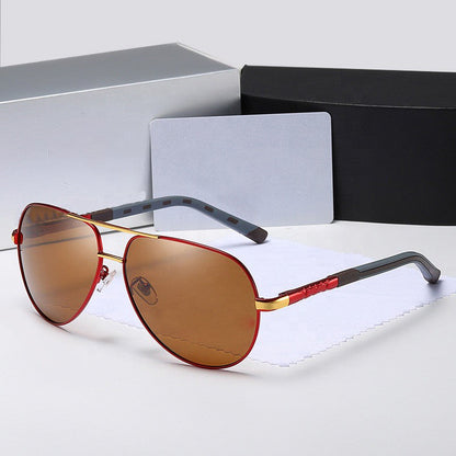 Caleb - Oversized Men's Sunglasses with Dark Tinted Lenses & UV Protection 1