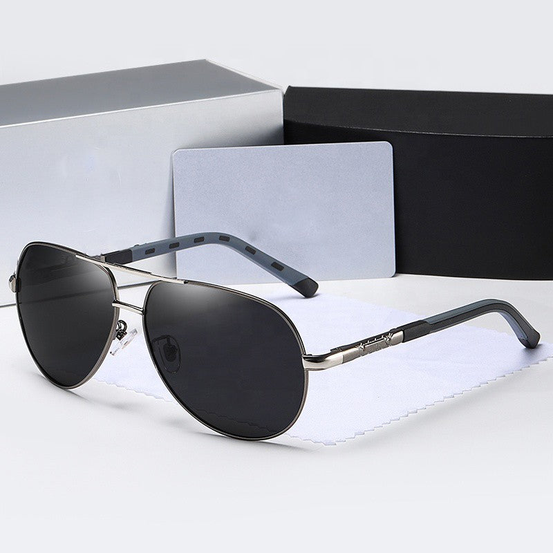Caleb - Oversized Men's Sunglasses with Dark Tinted Lenses & UV Protection 2