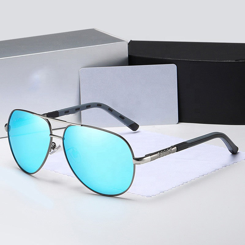 Caleb - Oversized Men's Sunglasses with Dark Tinted Lenses & UV Protection 4