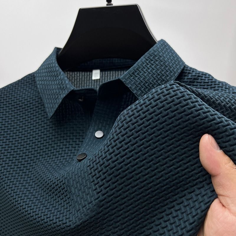 Classic Fit Lightweight Polo Shirt for Men - Breathable Golf Polos 12