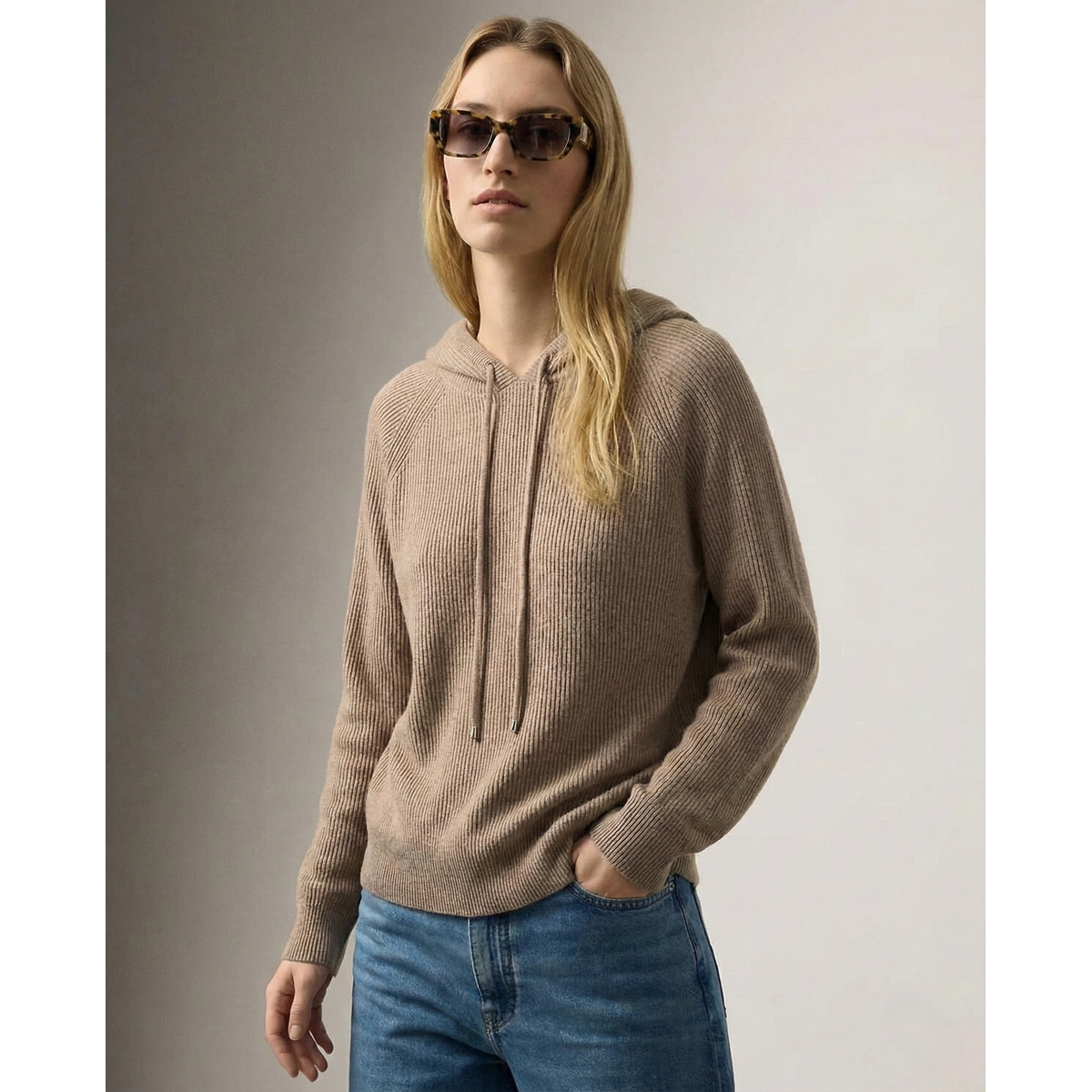 Classic Women's Hoodie Cashmere Blend Relaxed Fit Stylish Sweatshirt 10