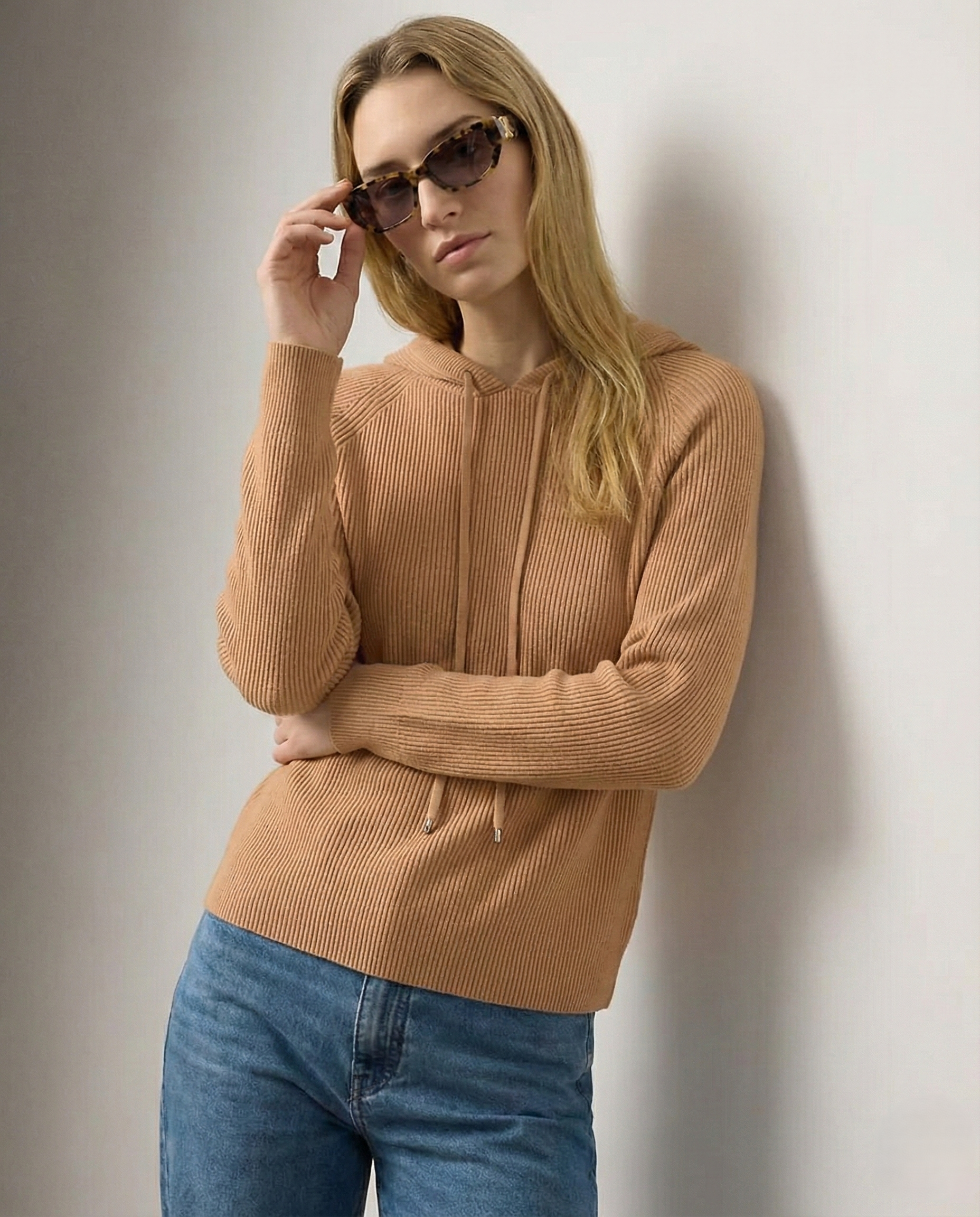 Classic Women's Hoodie Cashmere Blend Relaxed Fit Stylish Sweatshirt 11