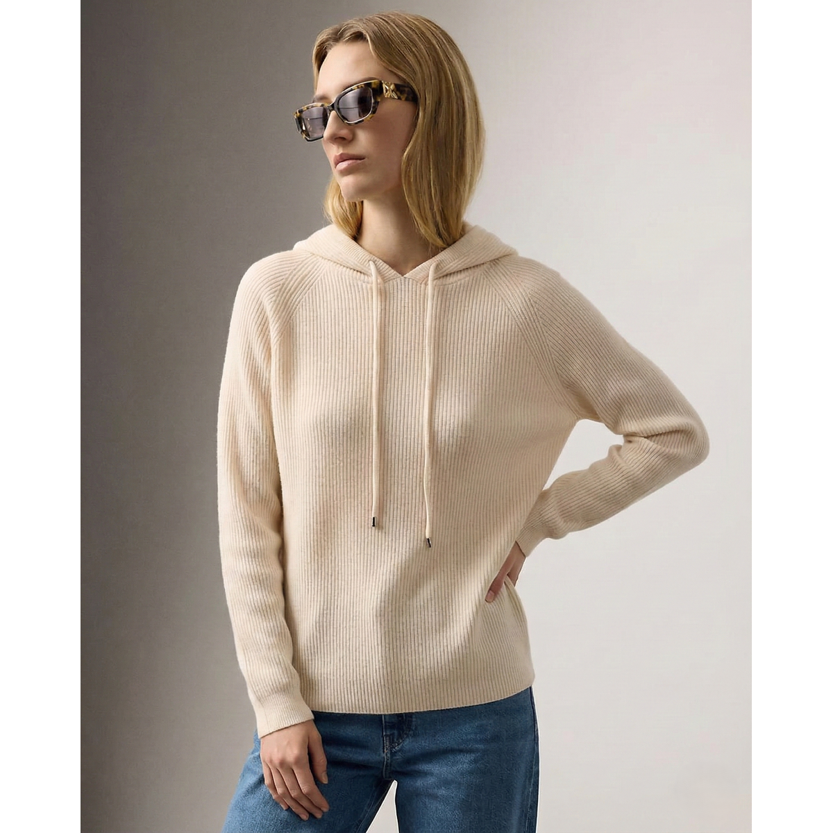 Classic Women's Hoodie Cashmere Blend Relaxed Fit Stylish Sweatshirt 5