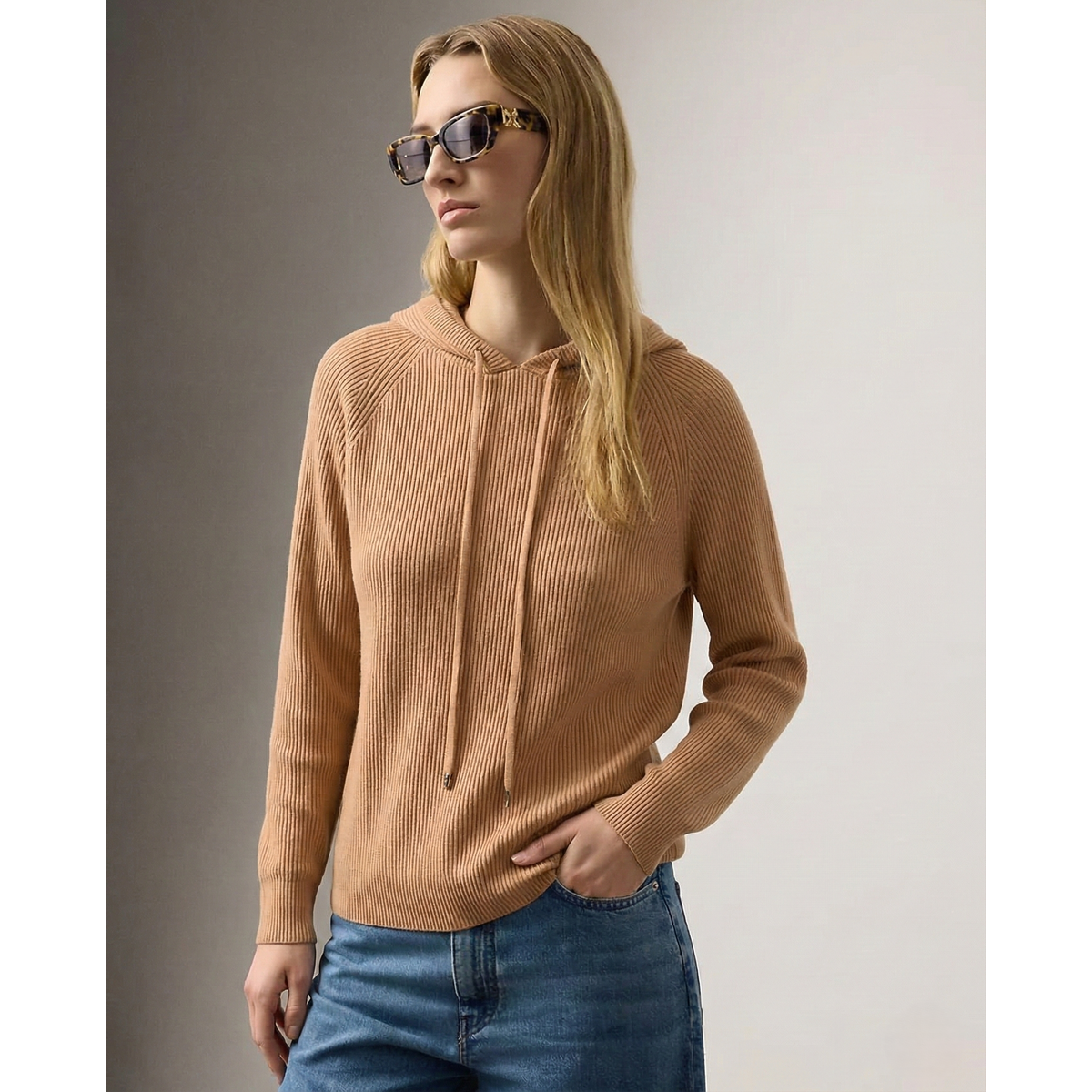 Classic Women's Hoodie Cashmere Blend Relaxed Fit Stylish Sweatshirt 8