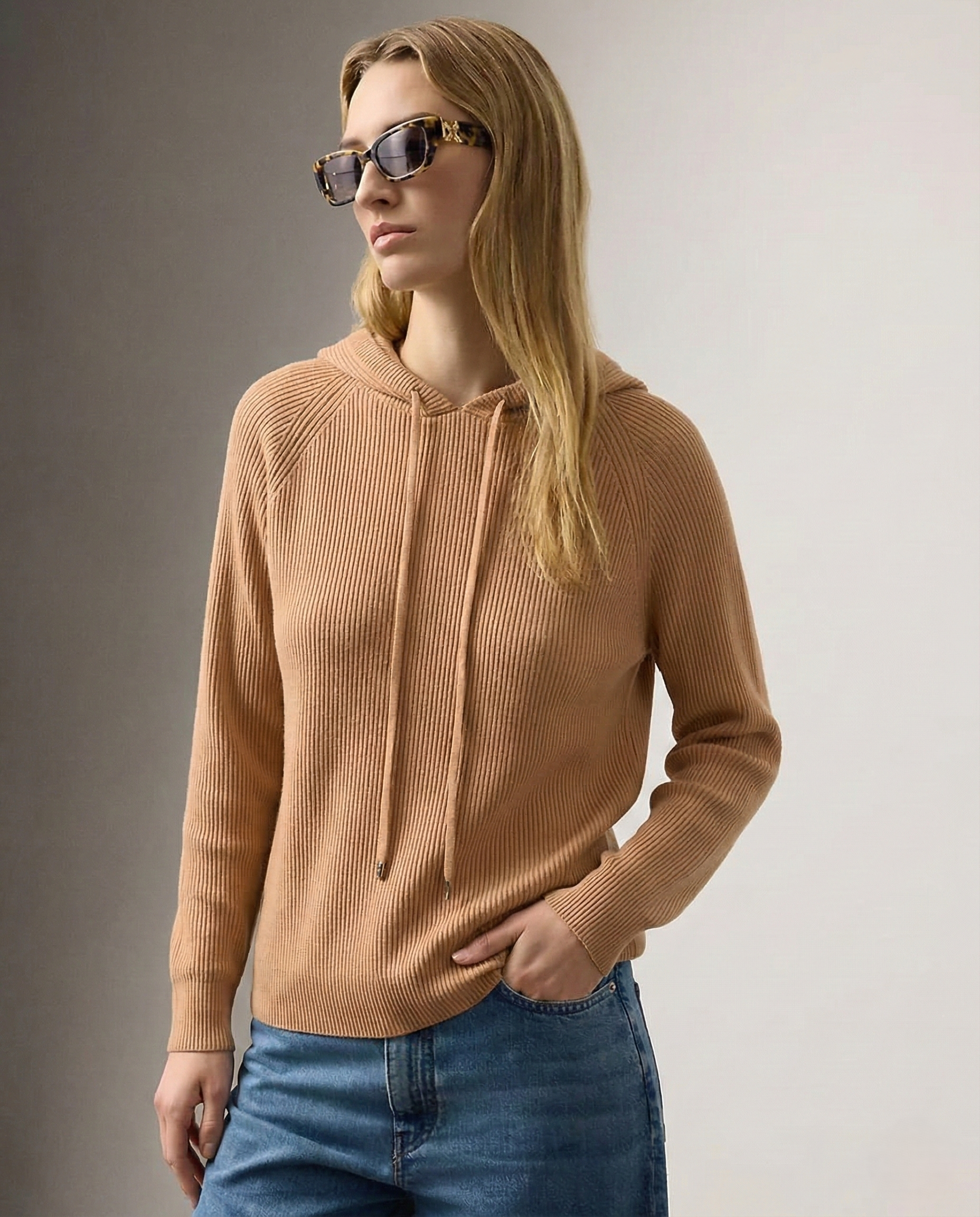 Classic Women's Hoodie Cashmere Blend Relaxed Fit Stylish Sweatshirt 8