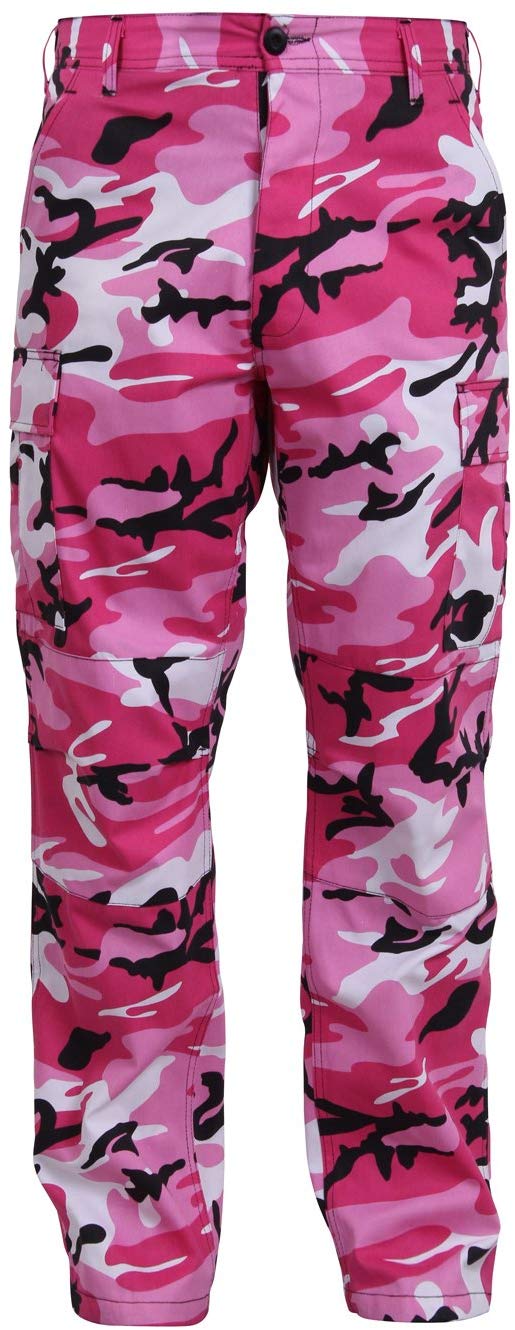 Color Camo Tactical BDU Pants Military Style Adjustable Fit Durable Comfort 10