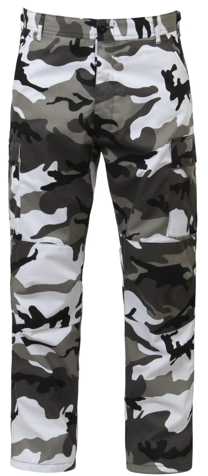 Color Camo Tactical BDU Pants Military Style Adjustable Fit Durable Comfort 6