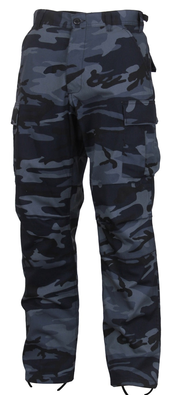 Color Camo Tactical BDU Pants Military Style Adjustable Fit Durable Comfort 7