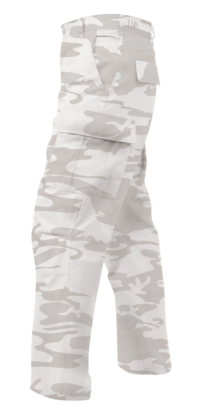 Color Camo Tactical BDU Pants Military Style Adjustable Fit Durable Comfort 9