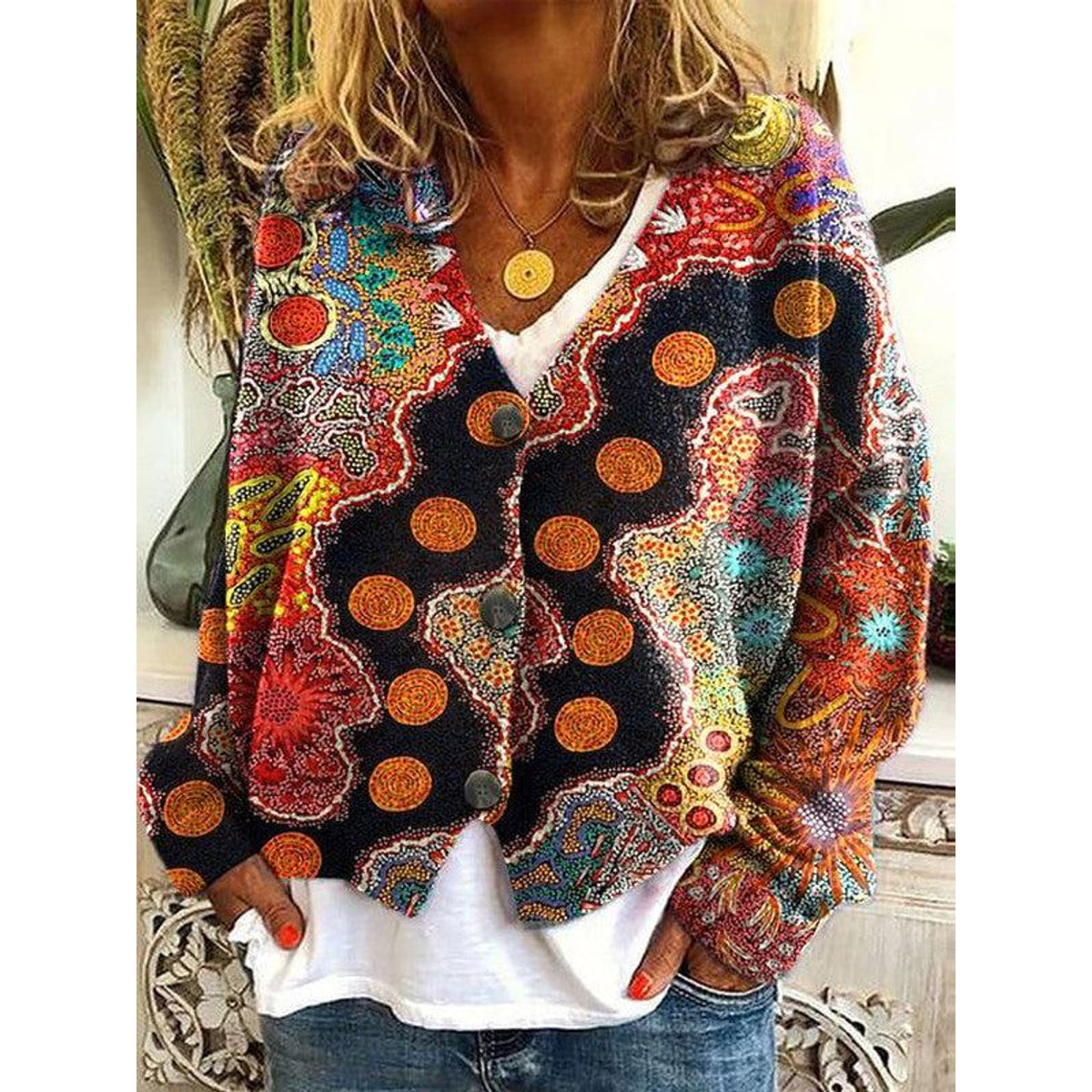 Colorful Women's Sweater Knitted Wool Blend Stylish Comfort 1