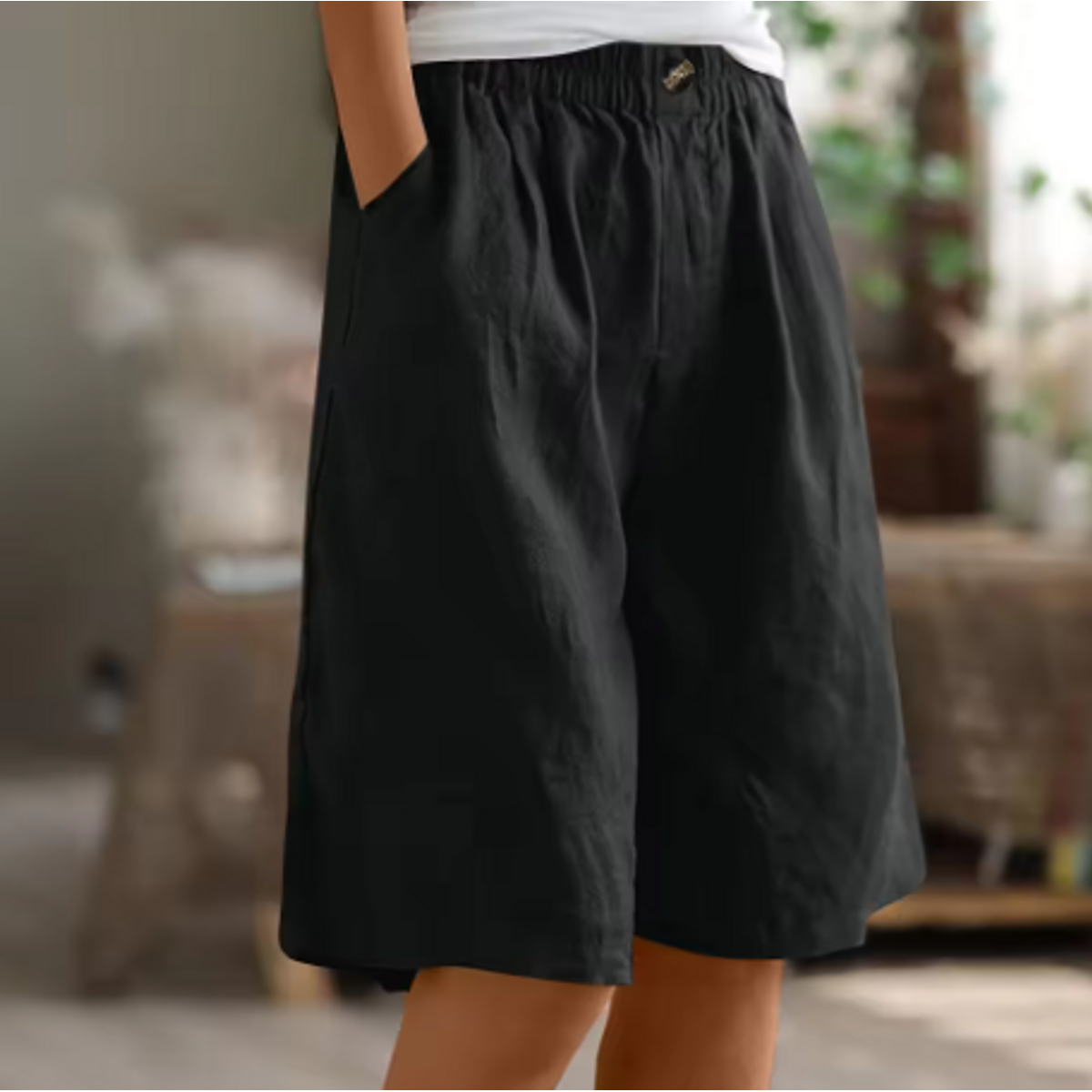 Comfort Shorts Women Relaxed Fit Breathable Casual Summer Style 9