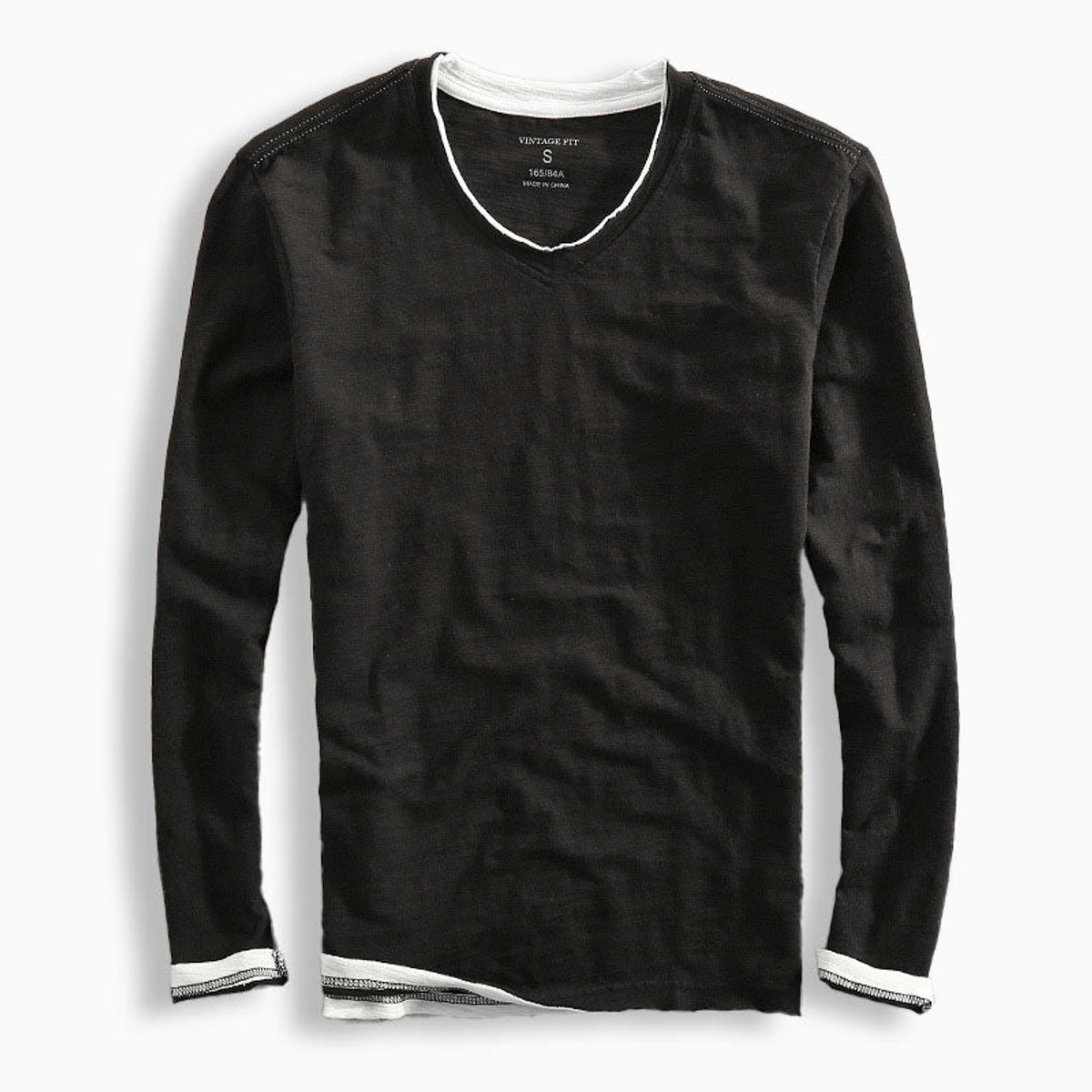 Cotton Long Sleeve Shirt Men's Japanese-Inspired Design Lightweight Casual 2