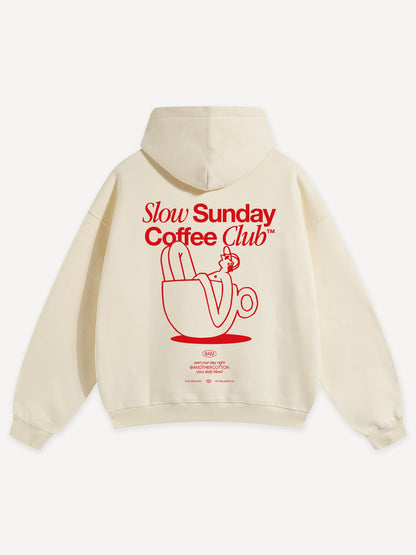 Cozy Oversized Hoodie for Women - Soft Cotton, Minimalist Streetwear, Black/Grey 0