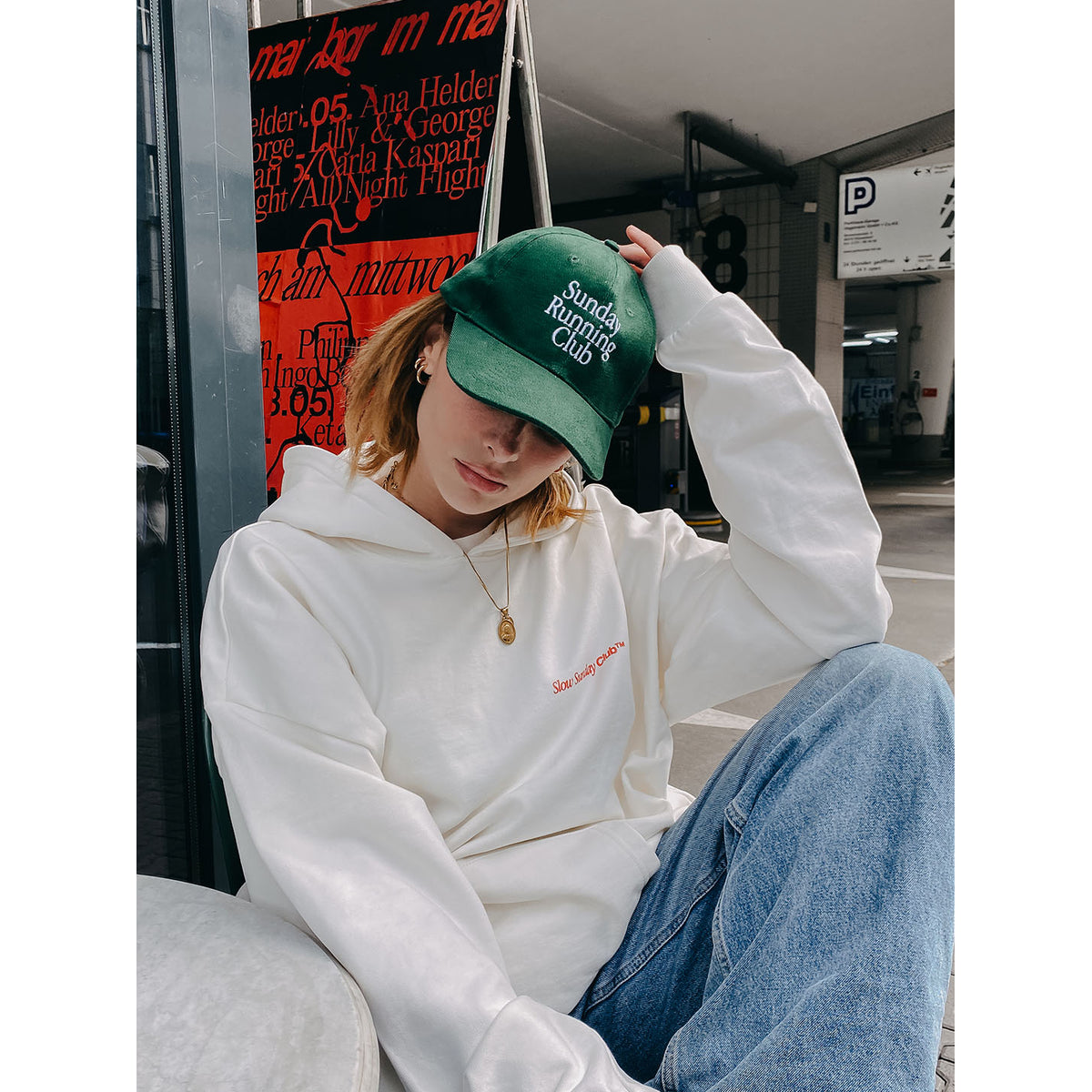 Cozy Oversized Hoodie for Women - Soft Cotton, Minimalist Streetwear, Black/Grey 8