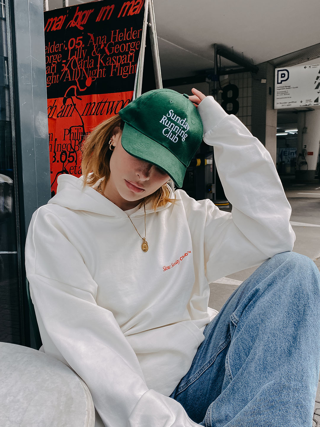 Cozy Oversized Hoodie for Women - Soft Cotton, Minimalist Streetwear, Black/Grey 8