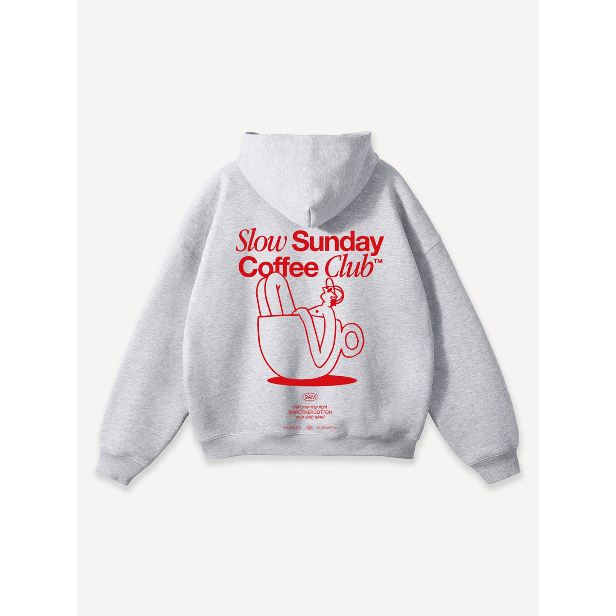 Cozy Oversized Hoodie for Women - Soft Cotton, Minimalist Streetwear, Black/Grey 9