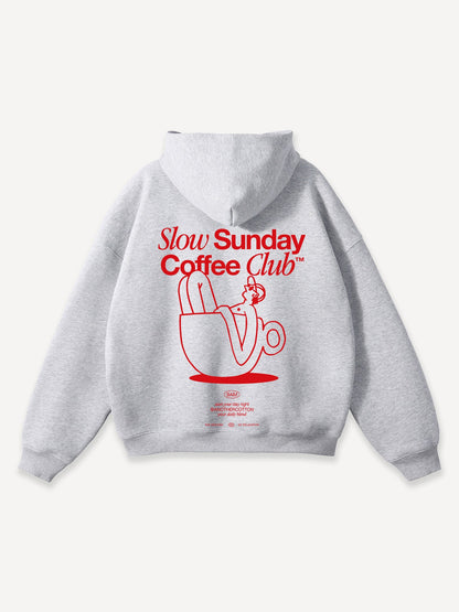 Cozy Oversized Hoodie for Women - Soft Cotton, Minimalist Streetwear, Black/Grey 9