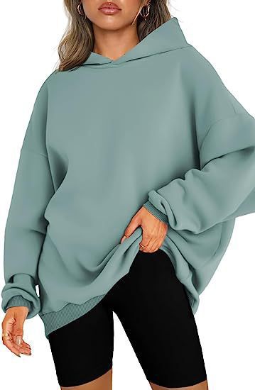 Cozy Women's Oversized Hoodie - Soft Heavyweight Cotton, Relaxed Fit, Minimalist Streetwear 11