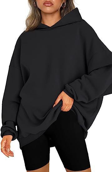 Cozy Women's Oversized Hoodie - Soft Heavyweight Cotton, Relaxed Fit, Minimalist Streetwear 14