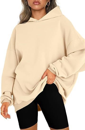 Cozy Women's Oversized Hoodie - Soft Heavyweight Cotton, Relaxed Fit, Minimalist Streetwear 15