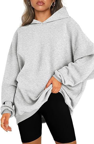 Cozy Women's Oversized Hoodie - Soft Heavyweight Cotton, Relaxed Fit, Minimalist Streetwear 3