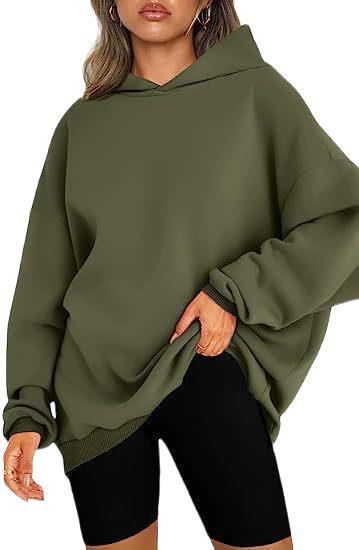 Cozy Women's Oversized Hoodie - Soft Heavyweight Cotton, Relaxed Fit, Minimalist Streetwear 5