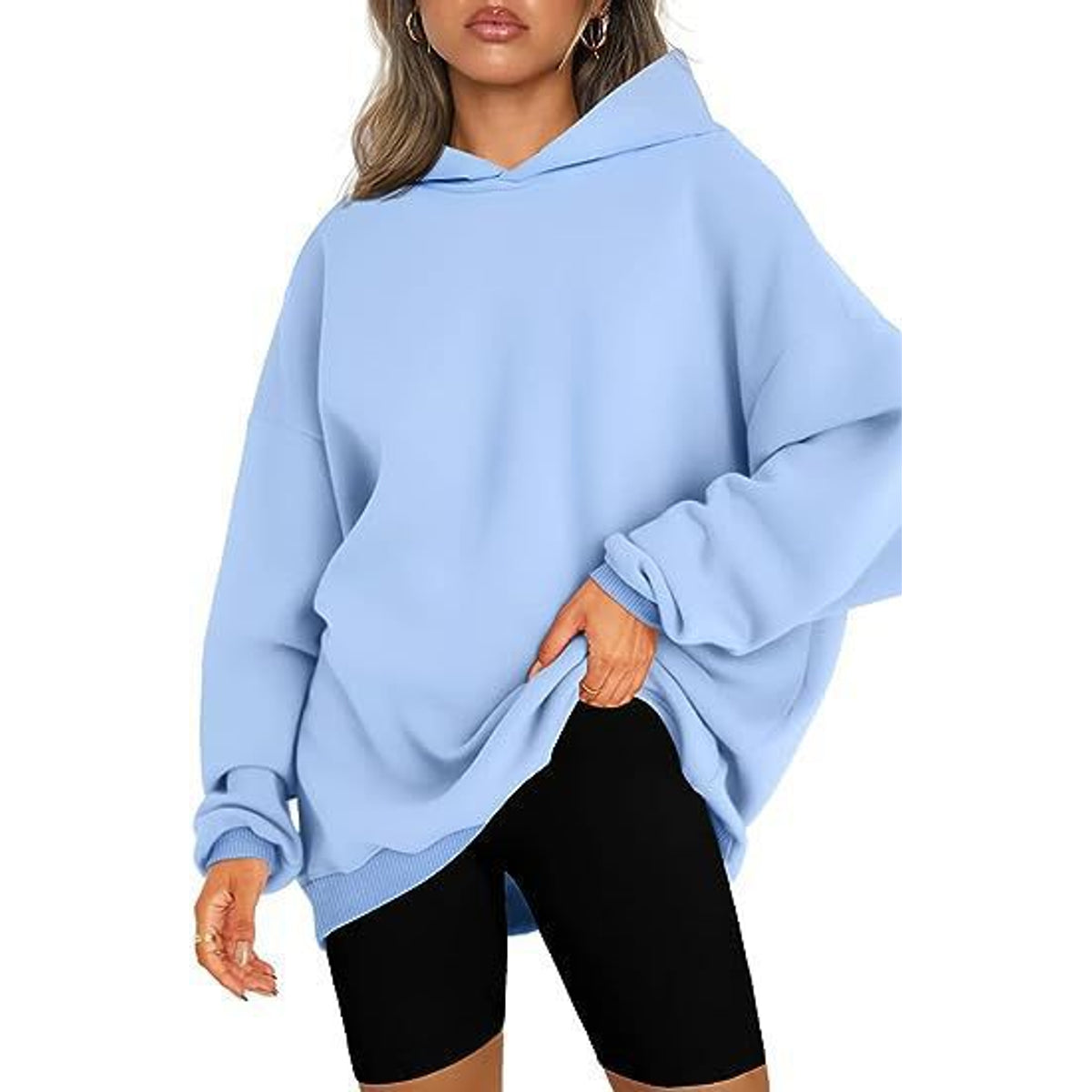 Cozy Women's Oversized Hoodie - Soft Heavyweight Cotton, Relaxed Fit, Minimalist Streetwear 6
