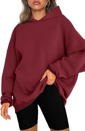 Cozy Women's Oversized Hoodie - Soft Heavyweight Cotton, Relaxed Fit, Minimalist Streetwear 9