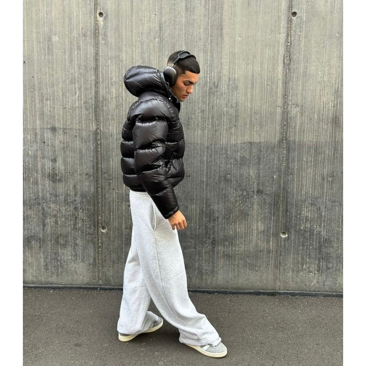 Duck Feather Puffer Jacket Men Elegant Shine Warmth Stylish Winter Outerwear 0