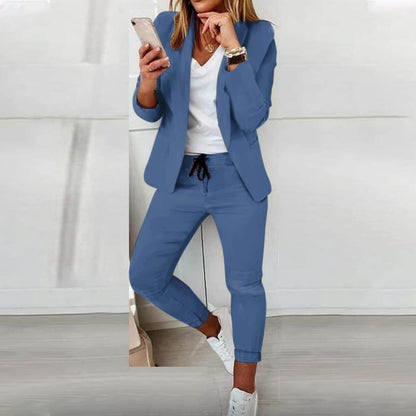 Elegant Blazer Set Women Stylish Jogger Suit for Every Occasion 0