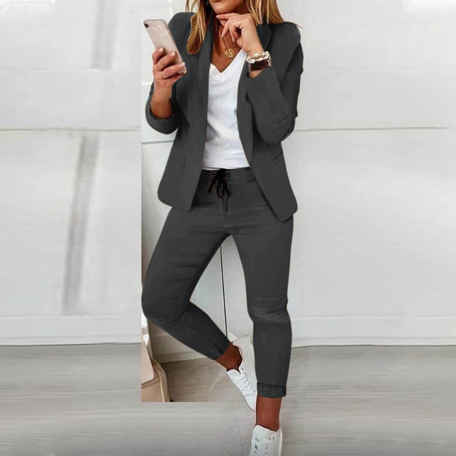 Elegant Blazer Set Women Stylish Jogger Suit for Every Occasion 5