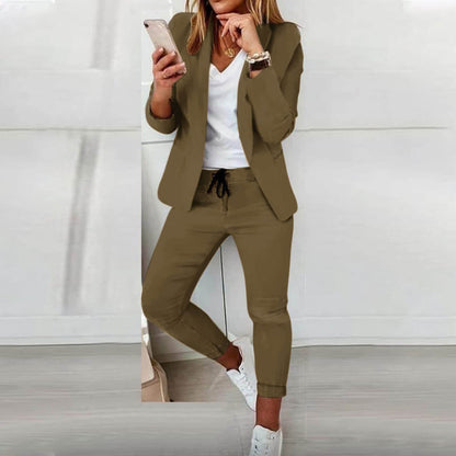 Elegant Blazer Set Women Stylish Jogger Suit for Every Occasion 7