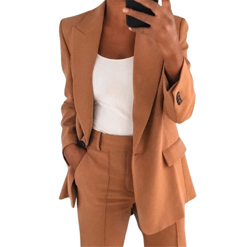 Elegant Blazer Set for Women Timeless Design Professional and Casual Wear 4