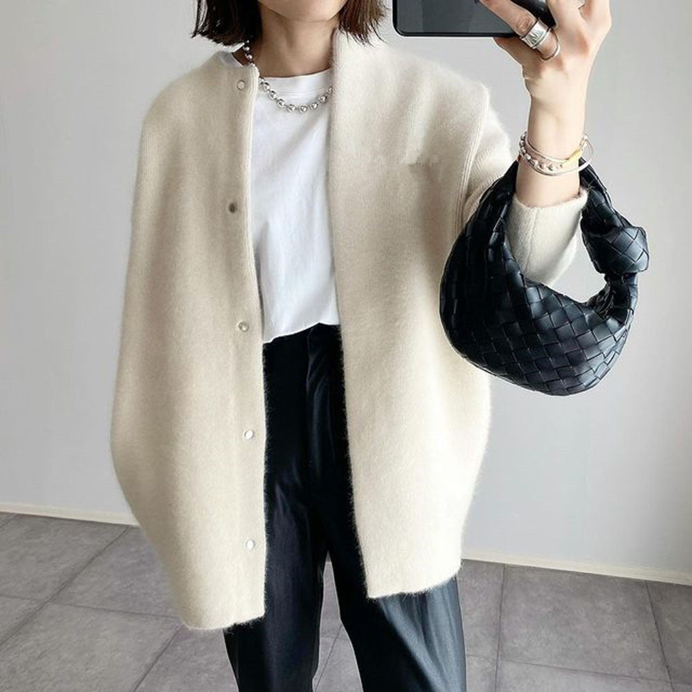 Elegant Cashmere Cardigan Sweater for Women Sophisticated Style 1