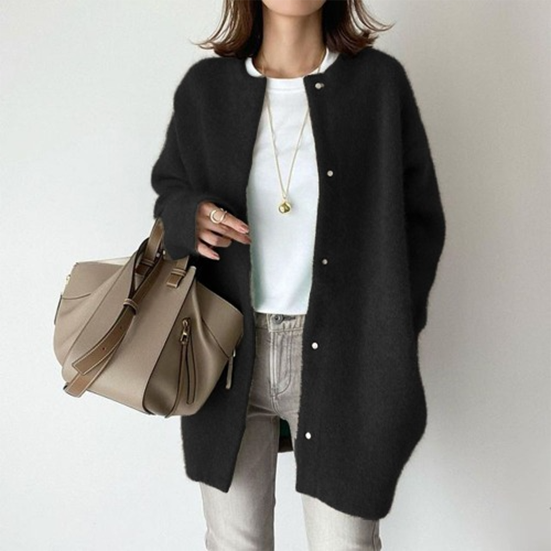 Elegant Cashmere Cardigan Sweater for Women Sophisticated Style 3