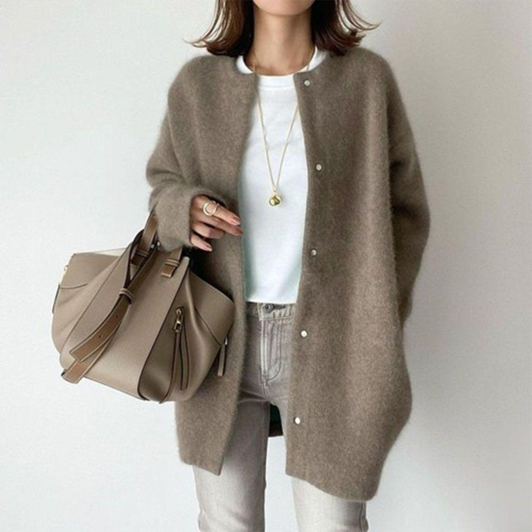 Elegant Cashmere Cardigan Sweater for Women Sophisticated Style 6