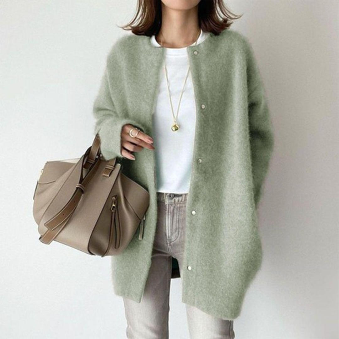 Elegant Cashmere Cardigan Sweater for Women Sophisticated Style 7
