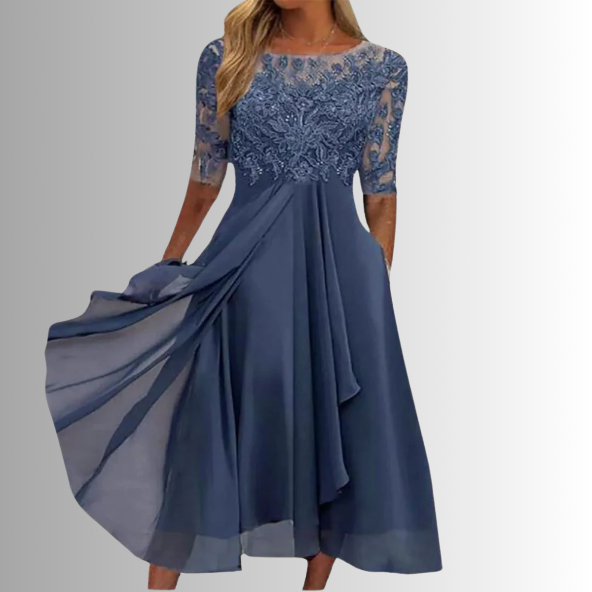 Elegant Lace Dress for Women - Timeless Wedding Guest and Cocktail Attire 0