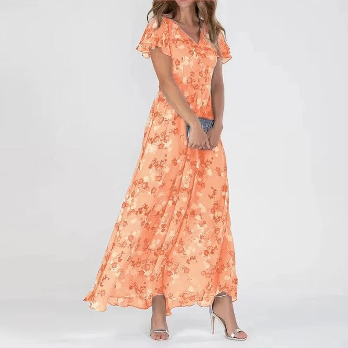 Elegant Midi Dress Women Chic Tailored Fit Versatile Style 3