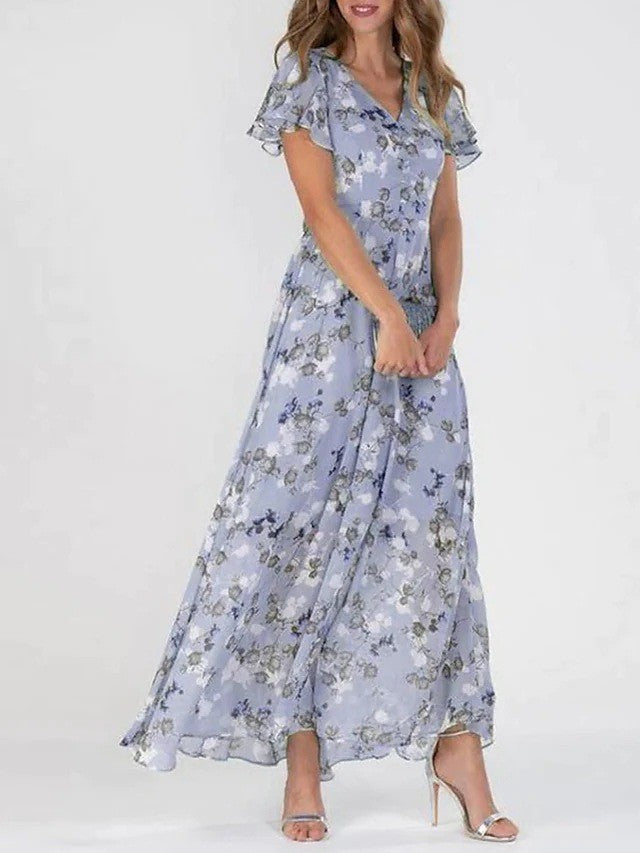 Elegant Midi Dress Women Chic Tailored Fit Versatile Style 4