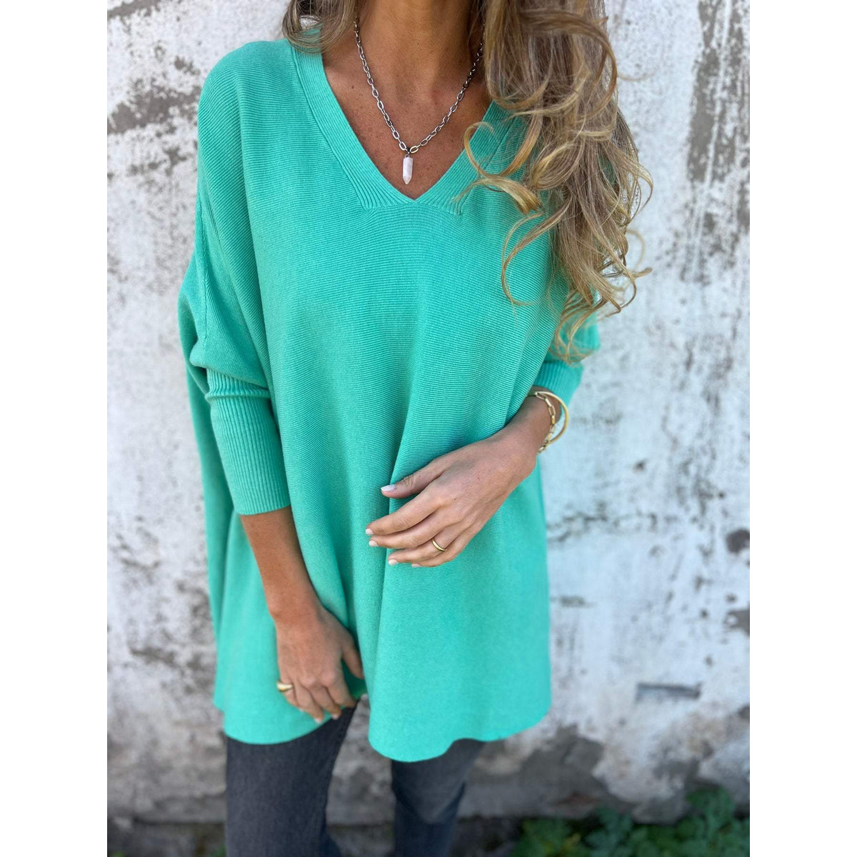 Elegant V-Neck Cashmere Sweater Women Lightweight Spring Summer Chic 8